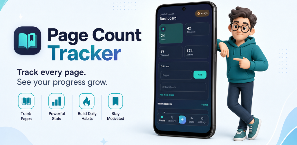 Page Count Tracker promotional banner