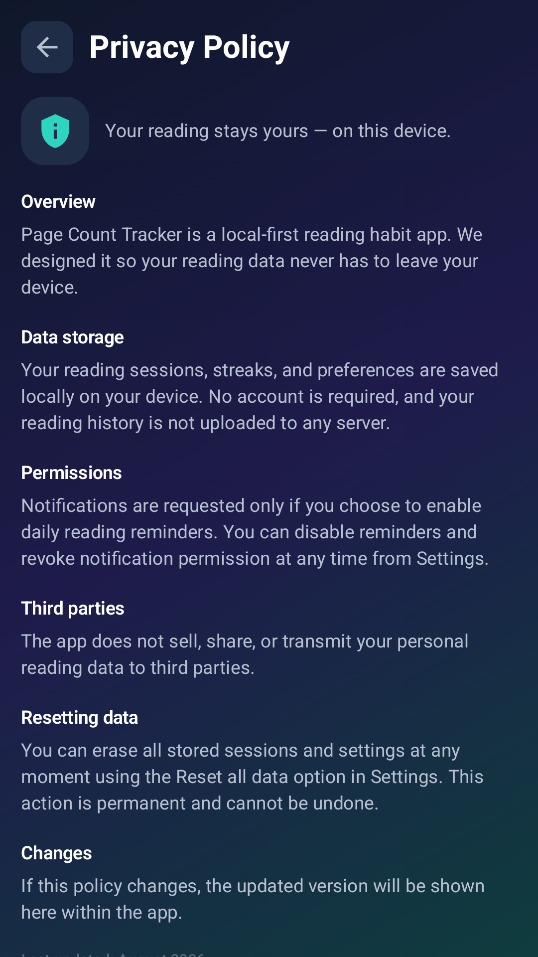 Privacy screen